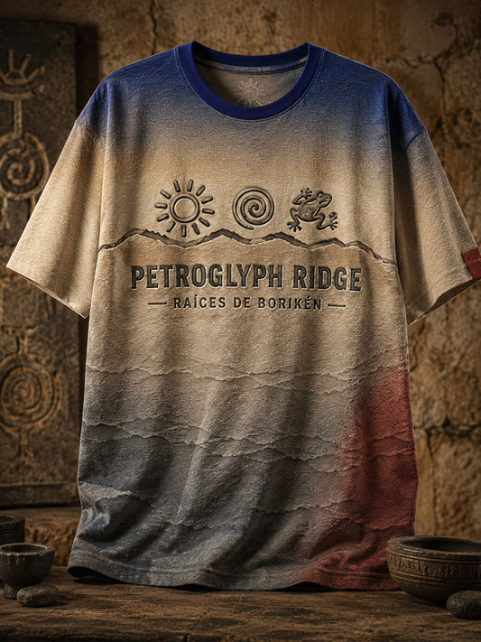 Men's Puerto Rico Art Printed T-shirt
