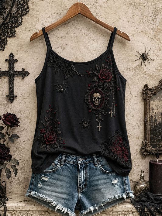 Women's Gothic Rose Tank Top