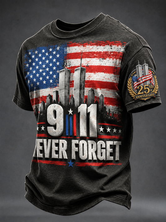 Men's America's 9/11 Patriot Day Short Sleeves T-shirt