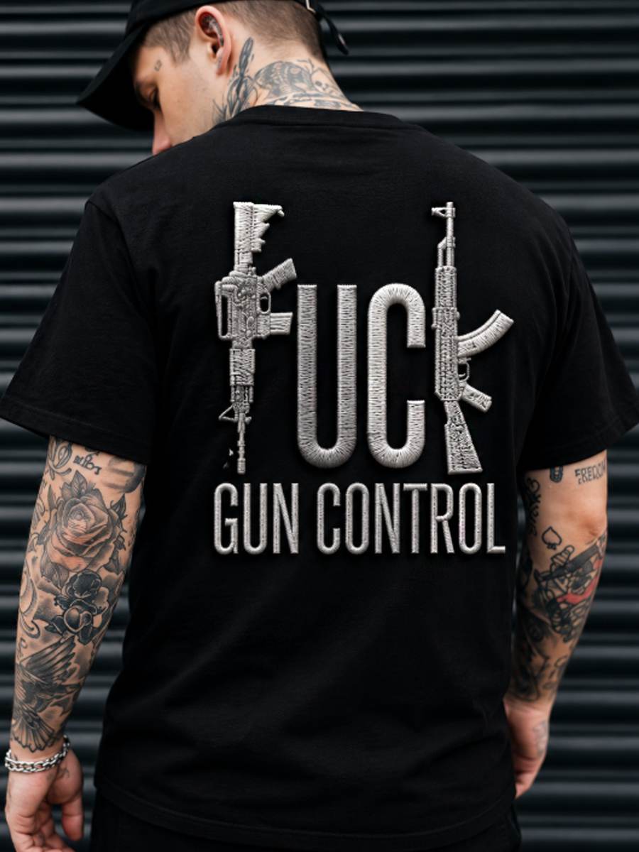 Men's FUCK GUN CONTROL Graphic t-shirt