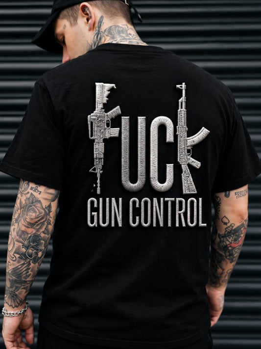 Men's FUCK GUN CONTROL Graphic t-shirt