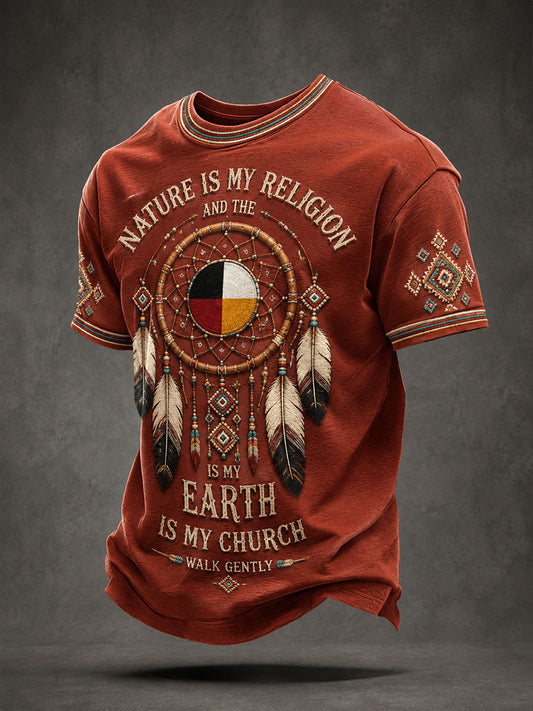 Men's Indigenous Art T-Shirt