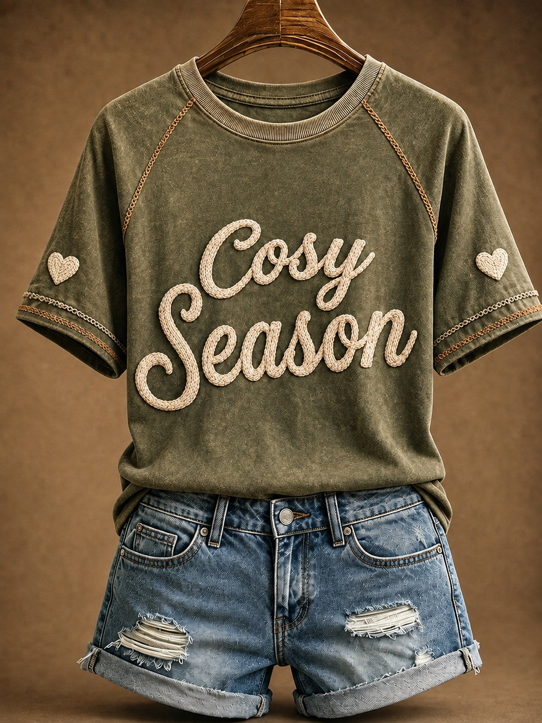 Women's Cozy Season Printed T-shirt