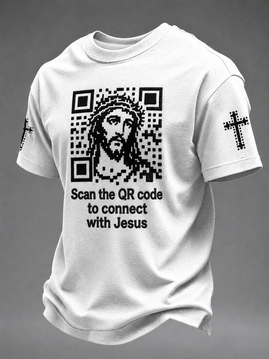 Men's JESUS Printed T-shirt