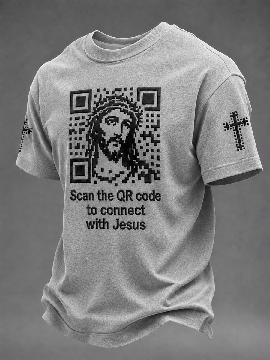 Men's JESUS Printed T-shirt