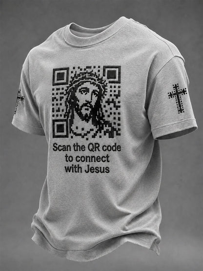 Men's JESUS Printed T-shirt