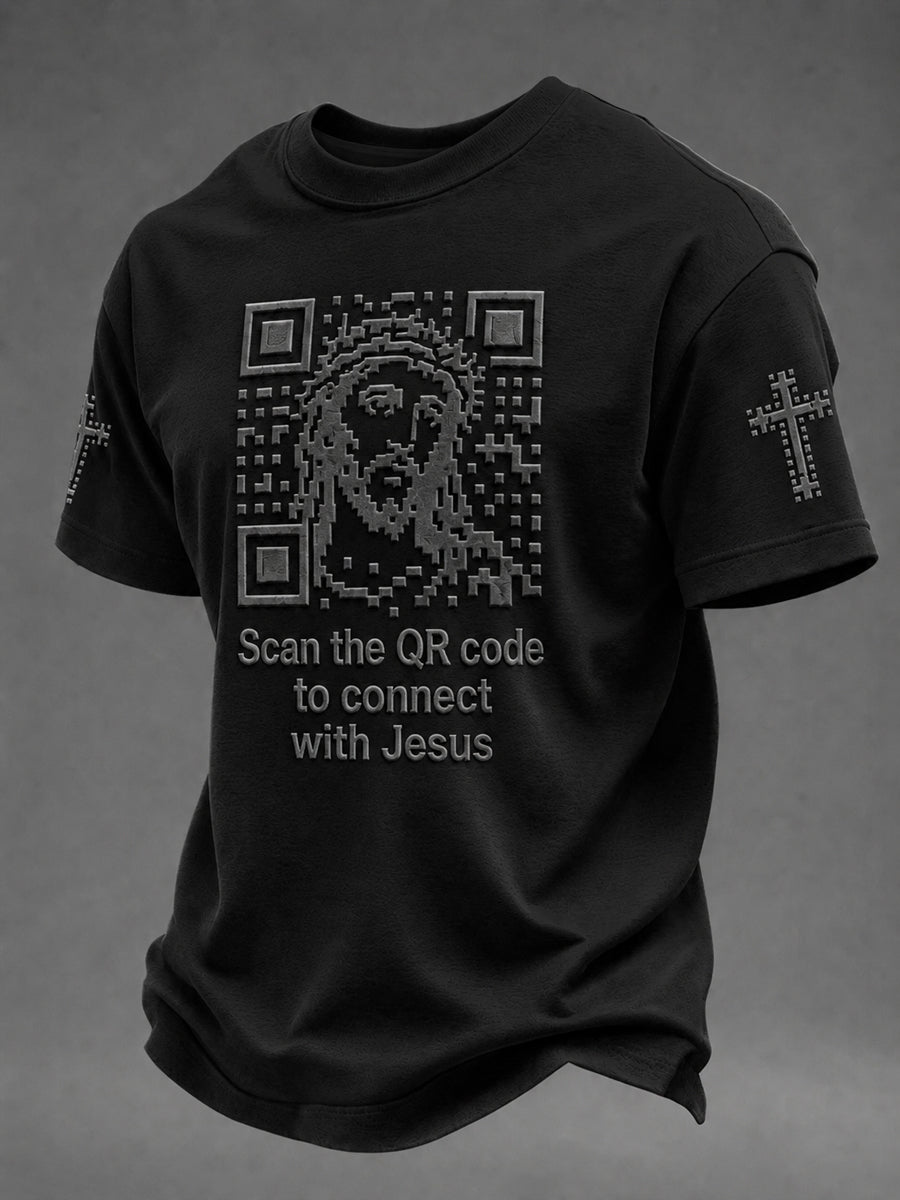 Men's JESUS Printed T-shirt