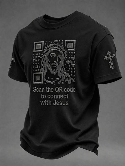 Men's JESUS Printed T-shirt