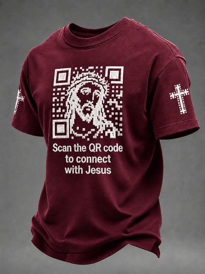 Men's JESUS Printed T-shirt