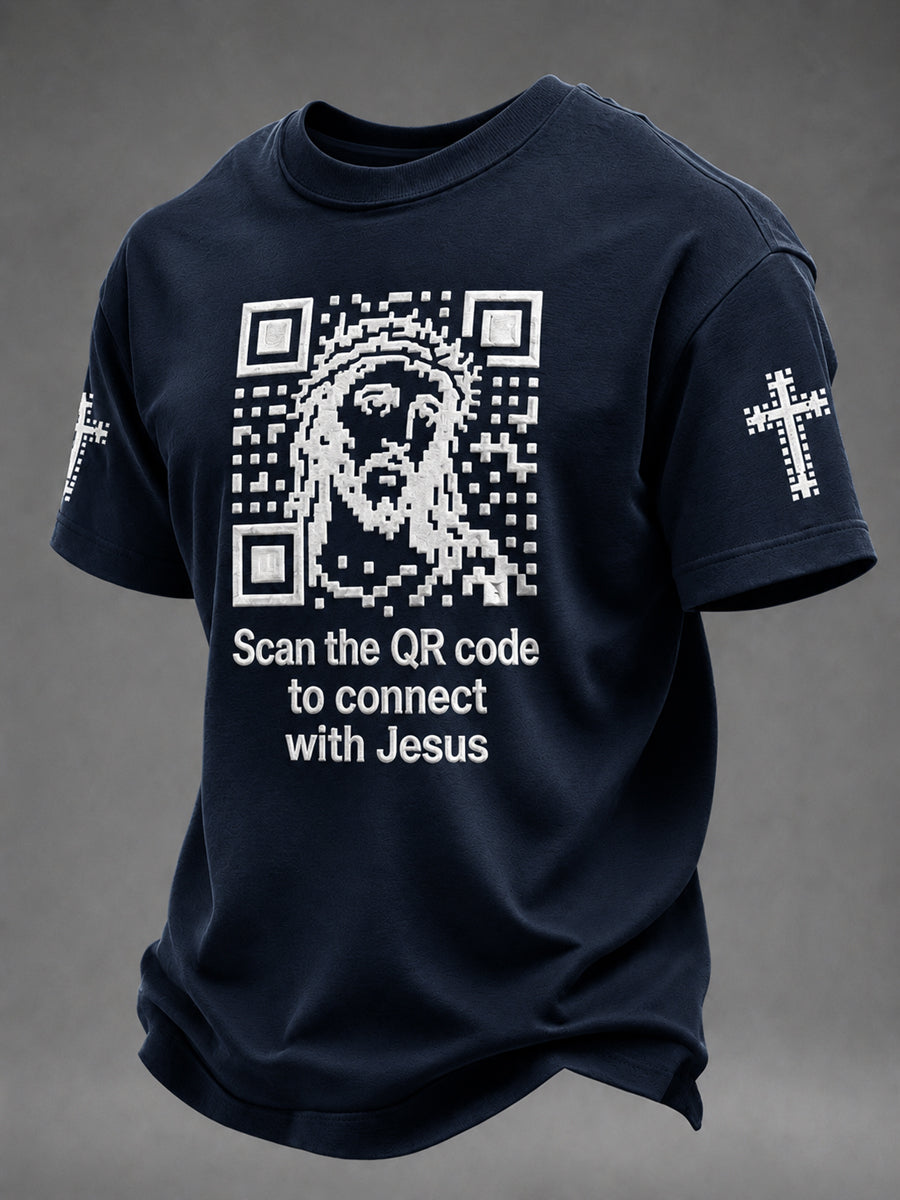 Men's JESUS Printed T-shirt