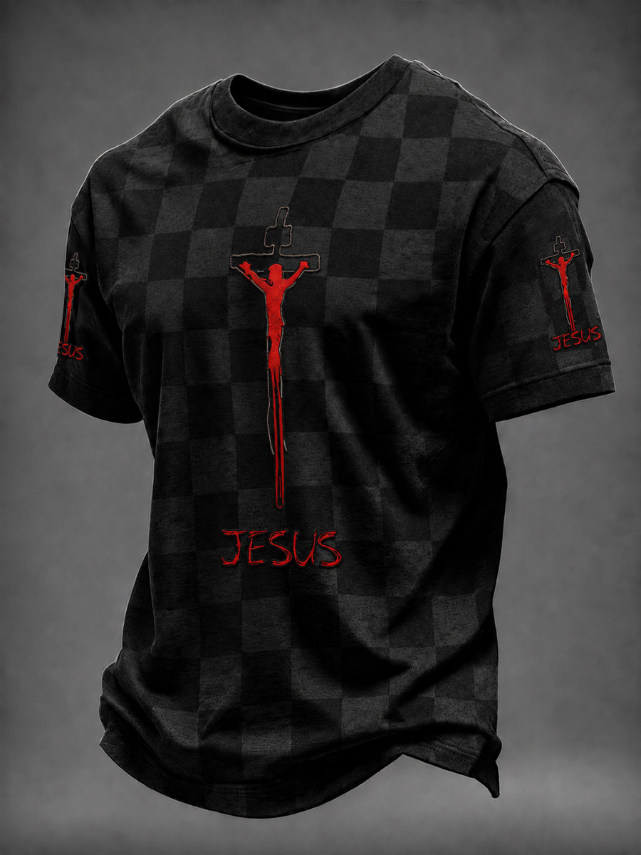 Men's JESUS Printed T-shirt