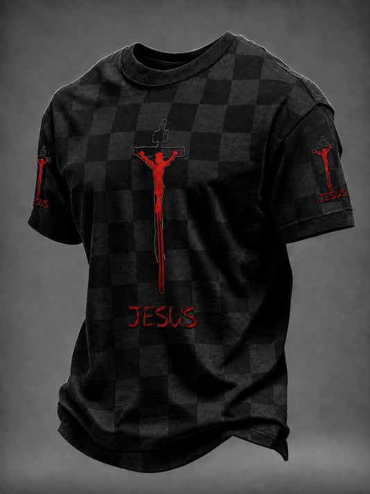Men's JESUS Printed T-shirt