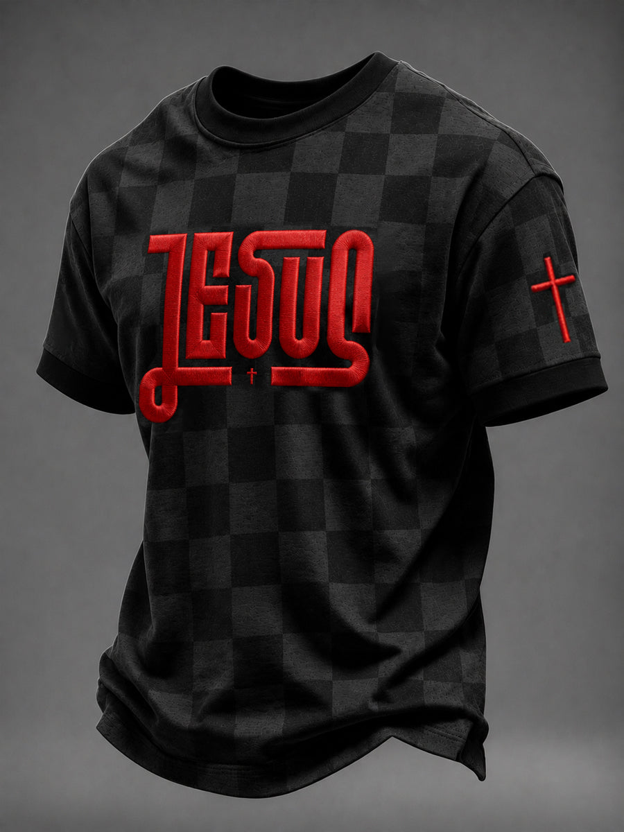 Men's JESUS Printed T-shirt