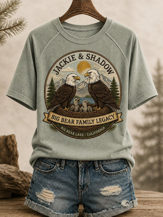 Women's Forever Over Big Bear Fly Free Jackie Print T-shirt
