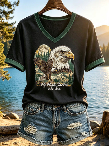 Women's Forever Over Big Bear Fly Free Jackie Print T-shirt