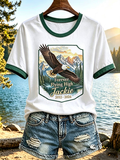 Women's Forever Over Big Bear Fly Free Jackie Print T-shirt