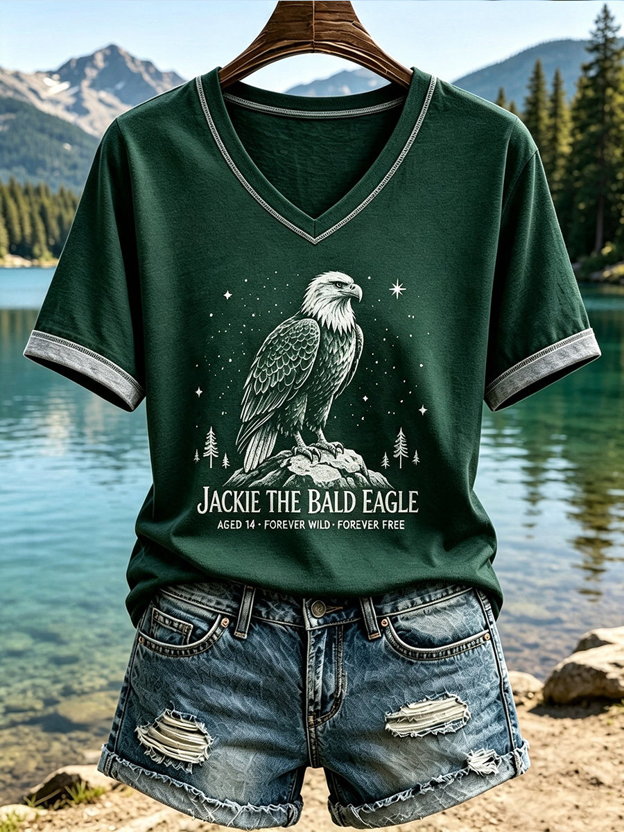 Women's Forever Over Big Bear Fly Free Jackie Print T-shirt