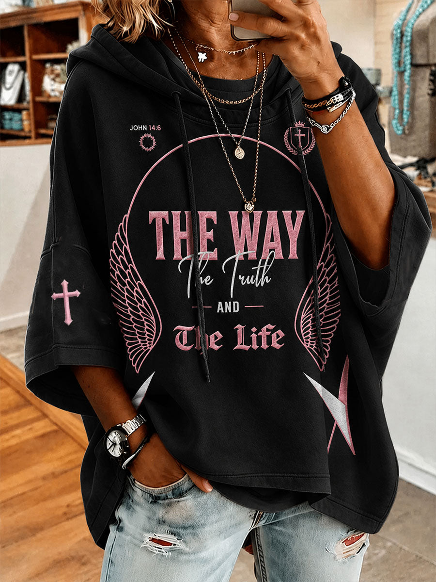 Women’s The Way The Truth And The Life Short-Sleeve Hoodie