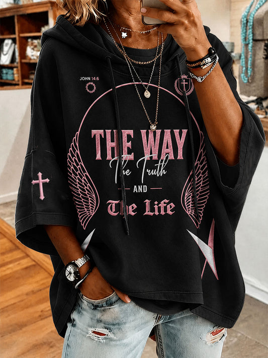 Women’s The Way The Truth And The Life Short-Sleeve Hoodie