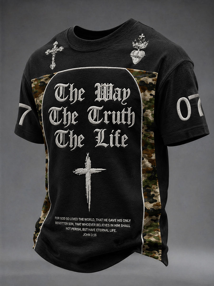Men's The Way The Truth And The Life Short Sleeves T-shirt