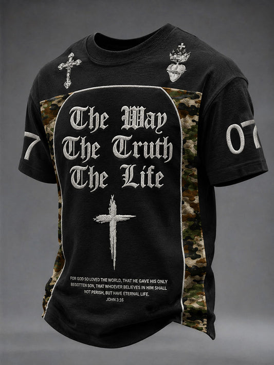 Men's The Way The Truth And The Life Short Sleeves T-shirt