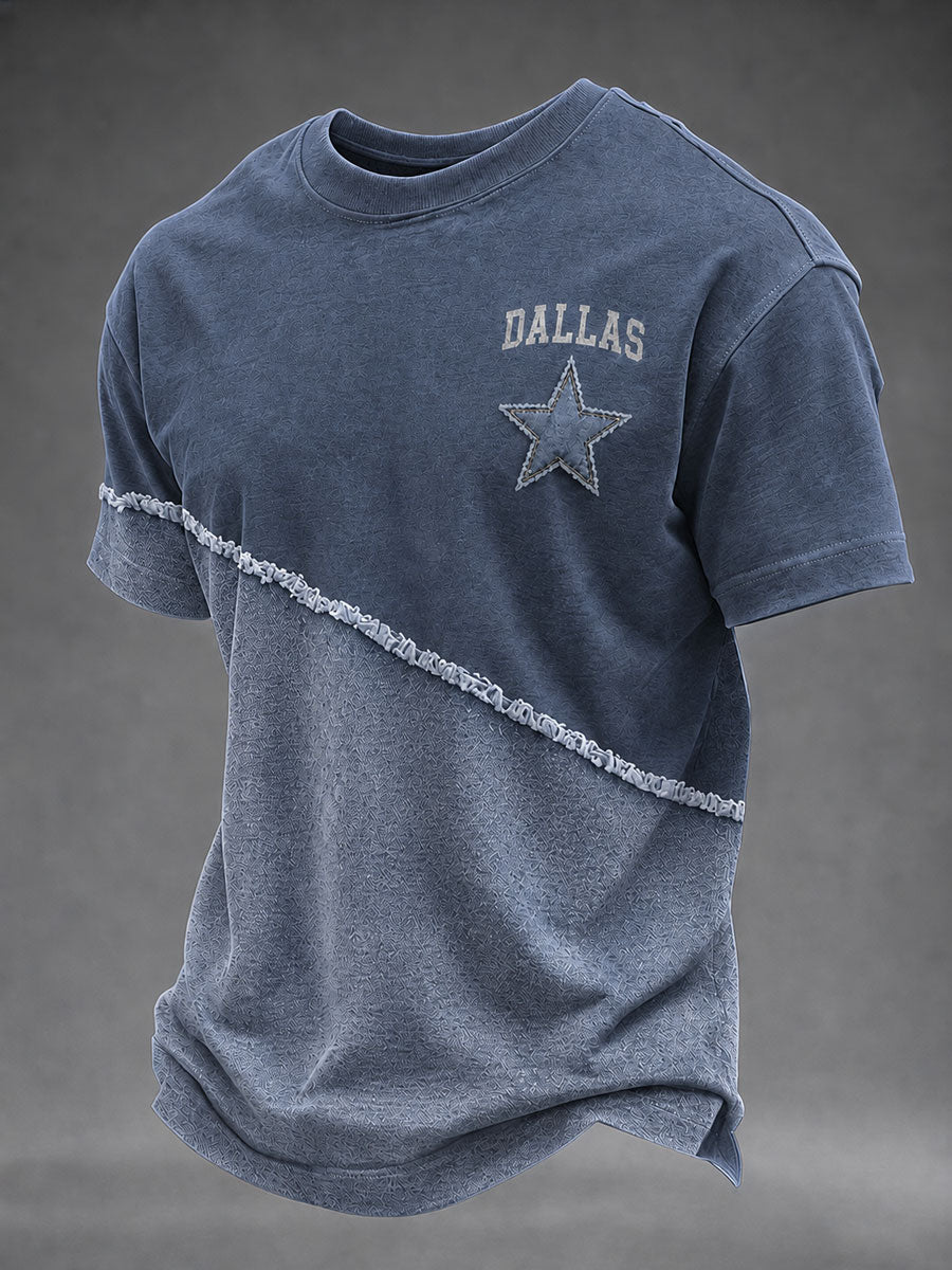 Men's Game Day Football Print Casual T-Shirt
