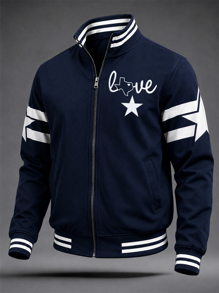 Men's Football Gameday Gift For Football Fans Casual Jacket