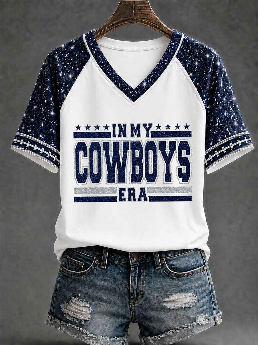 Women's Game Day Football Printed Casual T-Shirt