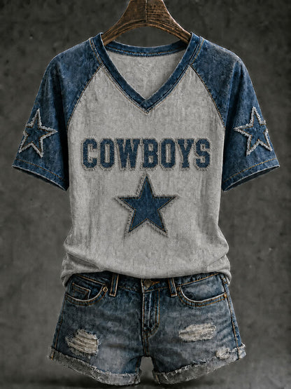 Women's Game Day Football Casual T-Shirt