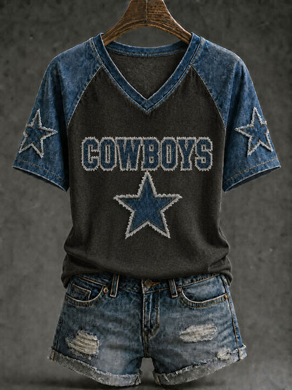Women's Game Day Football Casual T-Shirt