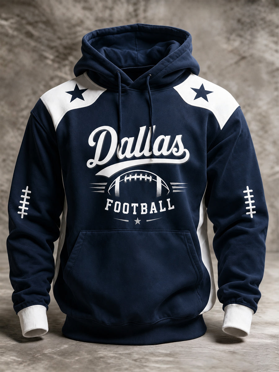 Men's Football Gameday Gift For Football Fans Casual Hoodie