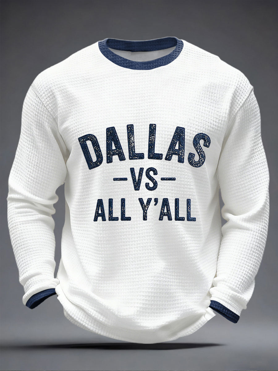 Men's Game Day Football Print Casual T-Shirt