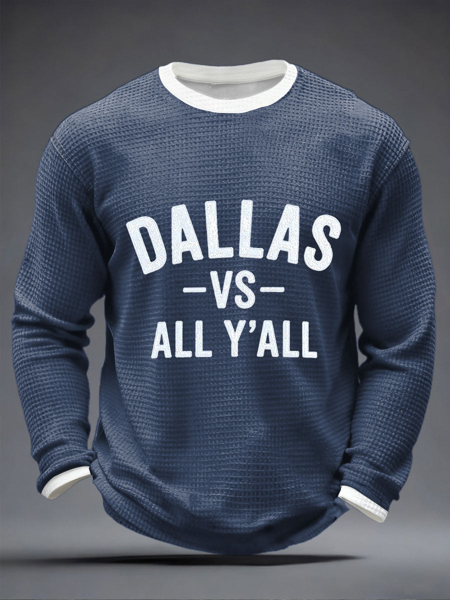 Men's Game Day Football Print Casual T-Shirt
