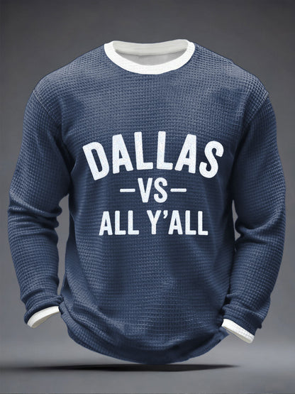 Men's Game Day Football Print Casual T-Shirt