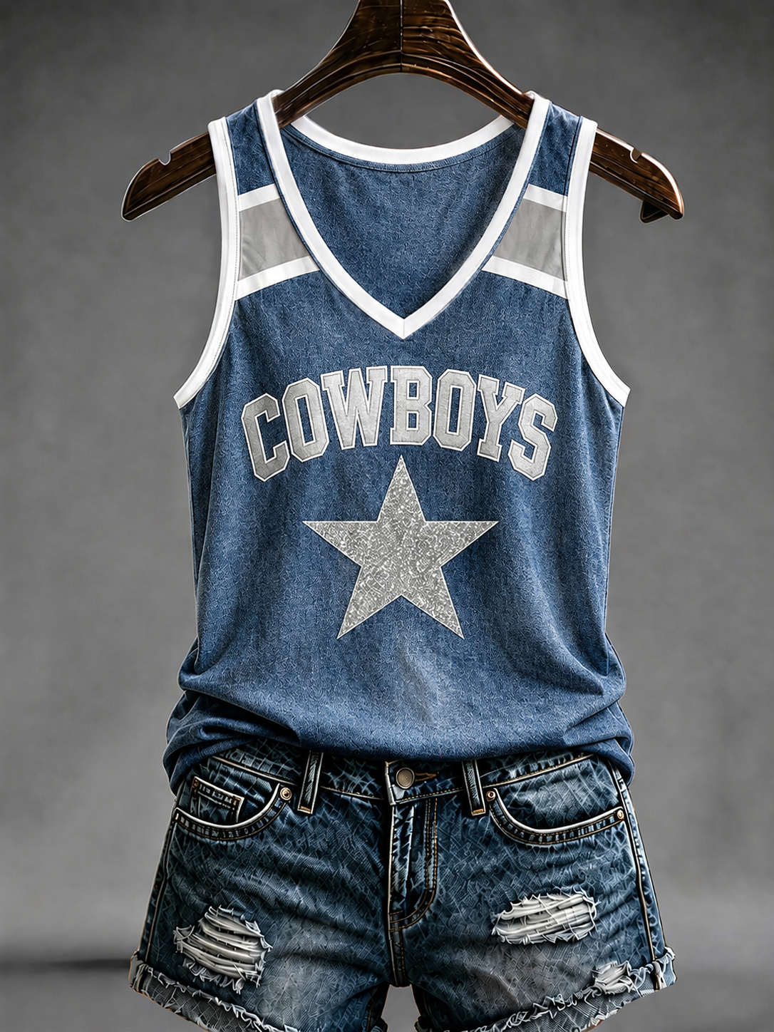 Women's Football Gameday Gift For Football Fans Casual V-Neck Vests