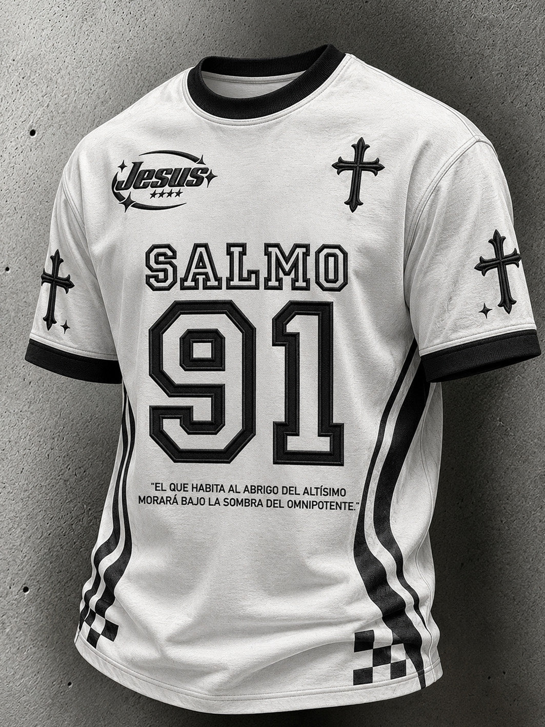 Men's faith theme casual sports short-sleeved T-shirt