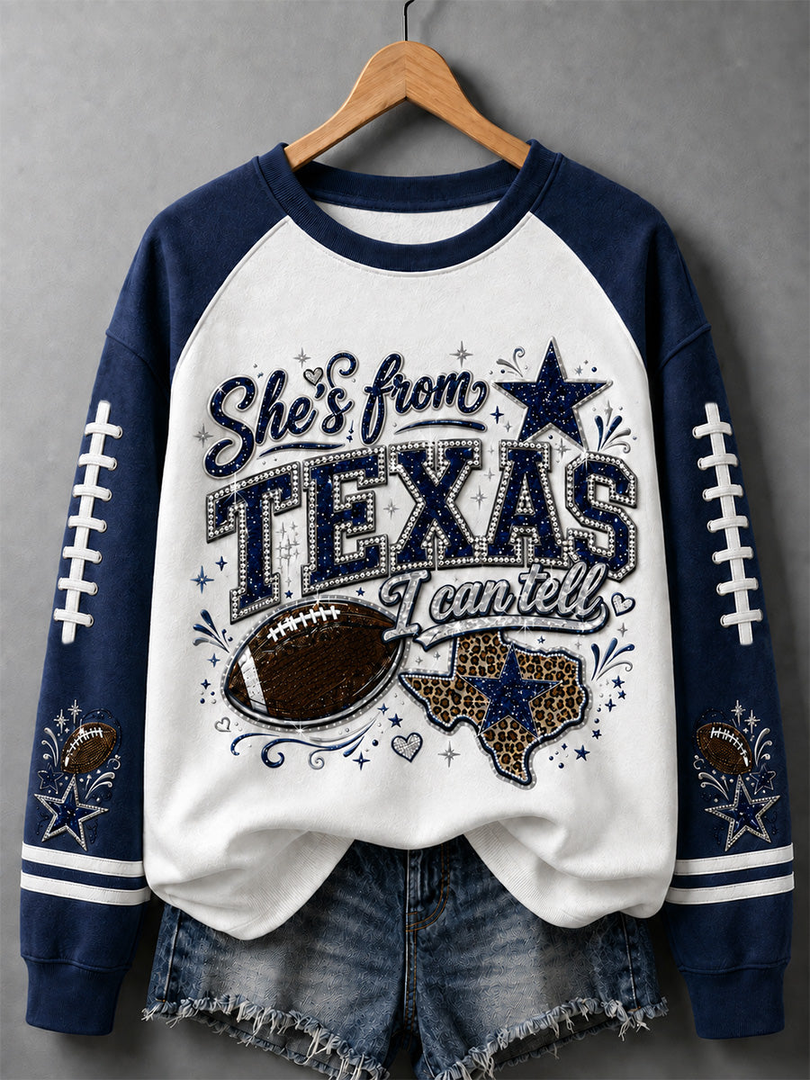 Women's Football Gameday Gift For Football Fans Casual Sweatshirt
