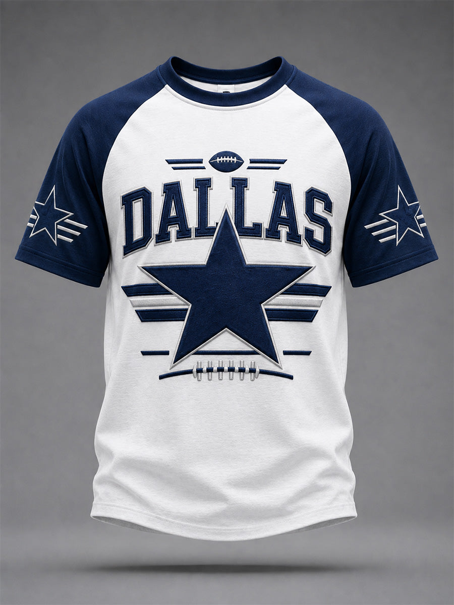 Men's Football Gameday Gift For Football Fans Casual Tee