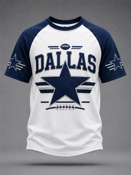 Men's Football Gameday Gift For Football Fans Casual Tee