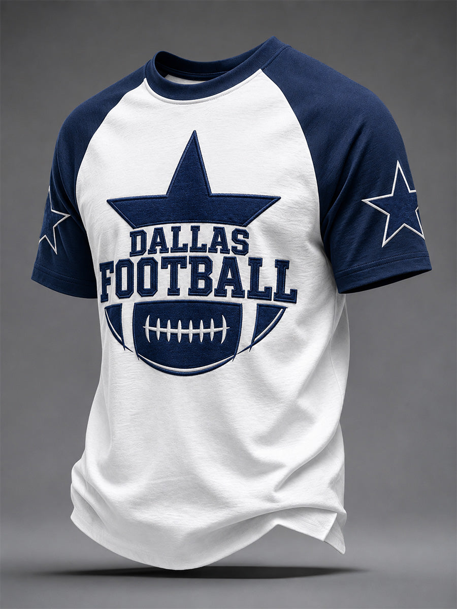 Men's Football Gameday Gift For Football Fans Casual Tee
