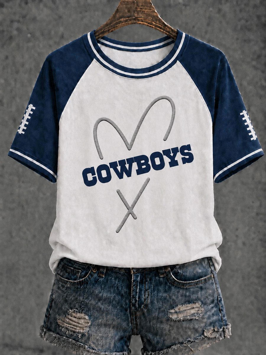 Women's Game Day Football Casual T-Shirt