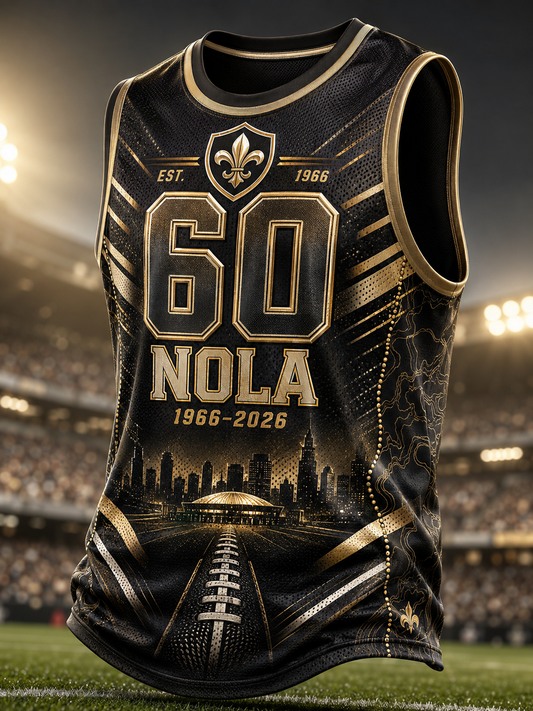 Men's New Orleans Saints Racket Vest