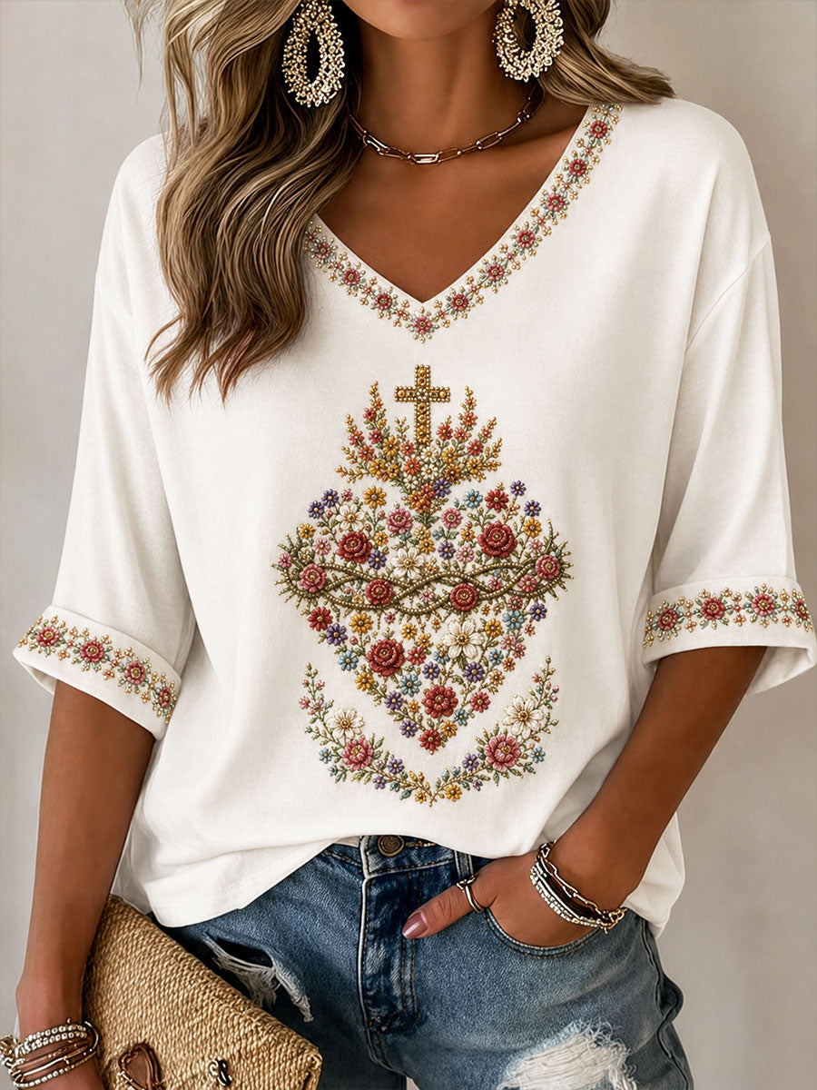 Women's Catholic Faith Casual T-shirt