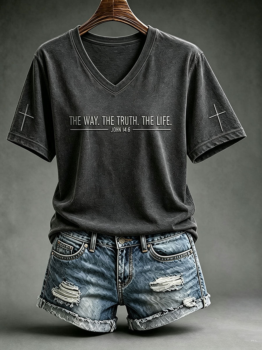 Women's The Way The Truth The Life Short-sleeved T-shirt