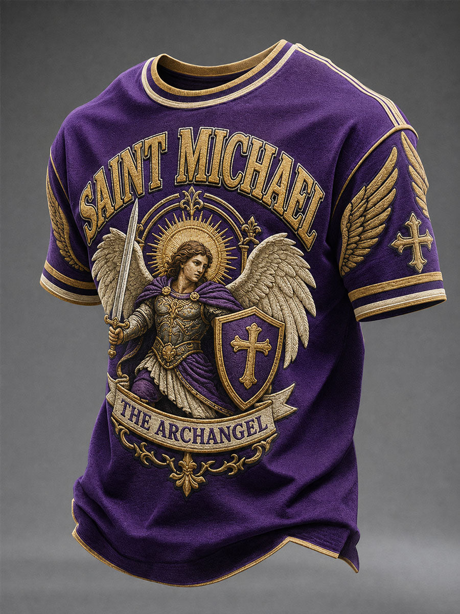 Men's SAINT MICHAEL The Archangel Short Sleeves T-shirt