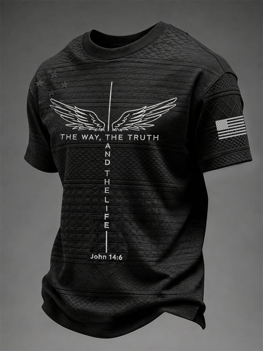 Men's The Way The Truth The Life Short Sleeves T-shirt