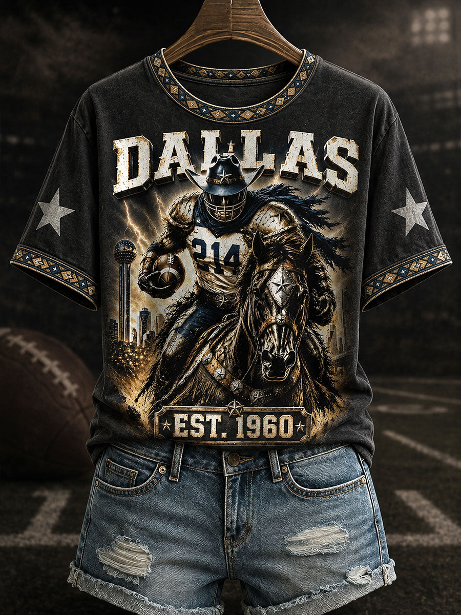 Women's Dallas Rugby Retro T-Shirts
