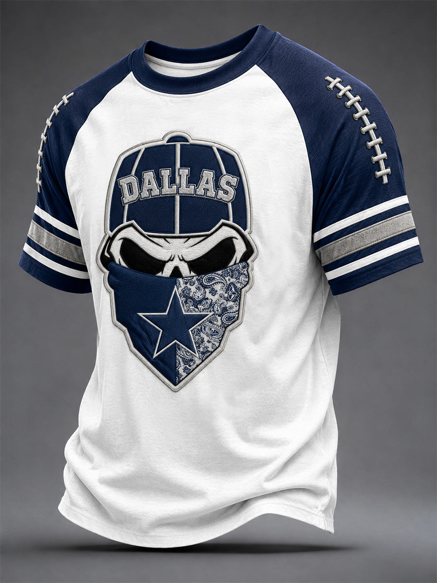 Men's Football Gameday Gift For Football Fans Casual Tee