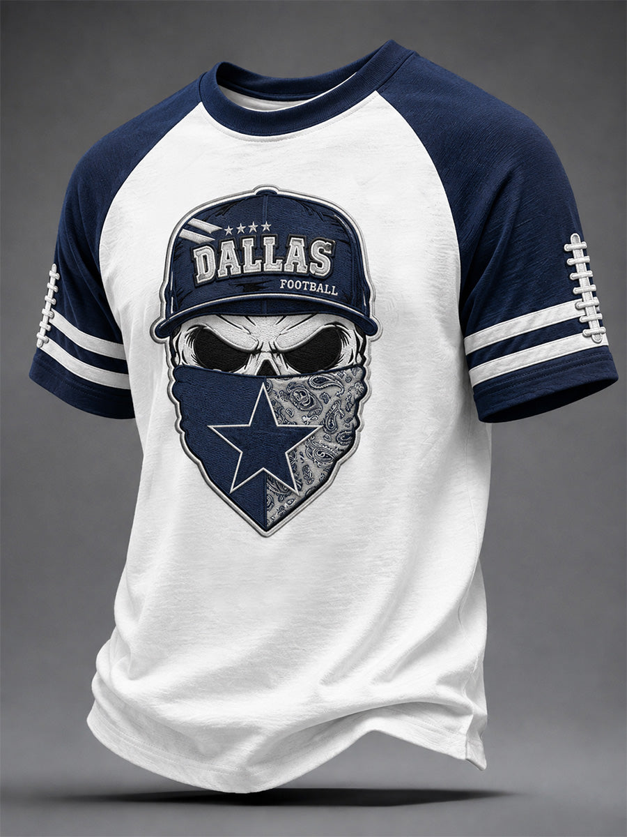Men's Football Gameday Gift For Football Fans Casual Tee