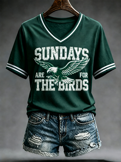 Women's Eagles Football Gameday Gift For Football Fans short-sleeved T-shirt